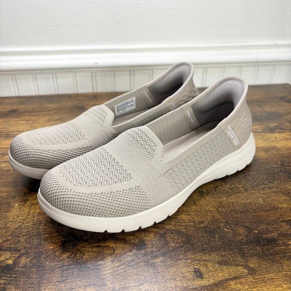Skechers Size 9.5 Slip Ins Shoes Hands Free Loafers Camellia Flex Memory Foam - Picture 1 of 12